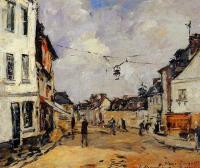 Boudin, Eugene - Fervaques, the Main Street